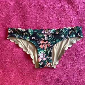 XL floral bikini bottoms